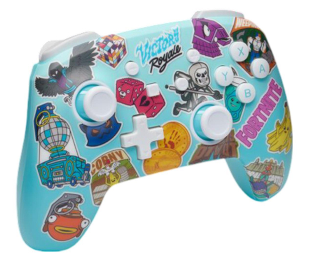 PowerA SWITCH Pad bezprzewodowy Enhanced Fortnite Sticker Mania - 1294392 - zdjęcie 4